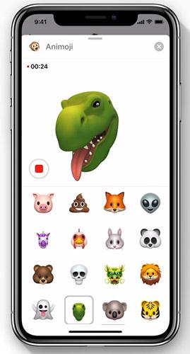 Новые анимодзи в iOS 12