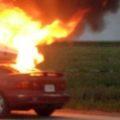 В Одесской области загорелся автомобиль