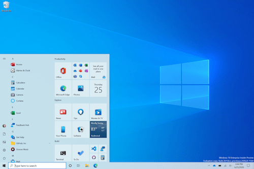 Windows 10 получила обновленный Пуск