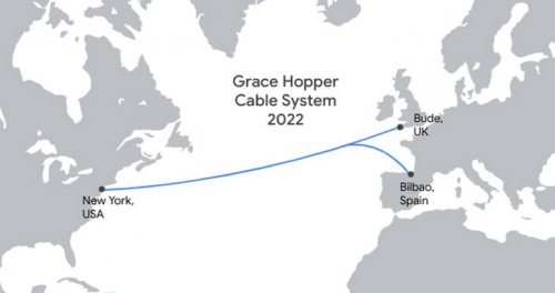 Google проложит новый трансатлантический кабель между США, Великобританией и Испанией