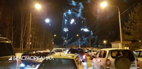 В Северодвинске праздник фейерверков вызвал небывалый транспортный коллапс