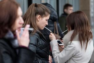 Women smoking