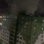 Мощный пожар в Одессе: женщине стало плохо