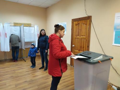 В Советском районе Рязани голосование завершается спокойно