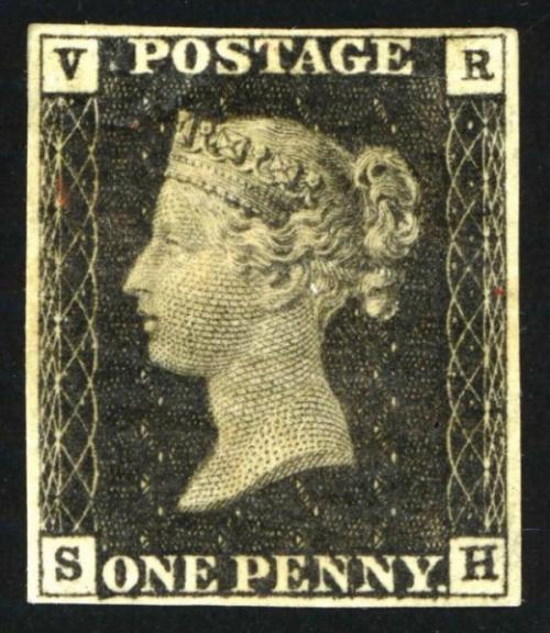 Первая почтовая марка