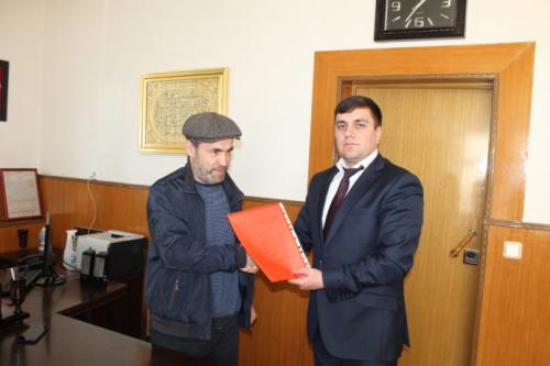 Жилищный сертификат на 10 млн.рублей получил житель Гергебильского района.
